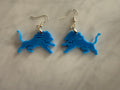 Detroit Lions Earrings with stainless steal hooks