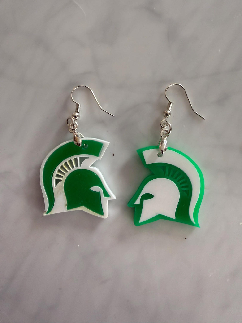 Michigan State University - MSU - Sparty Earrings