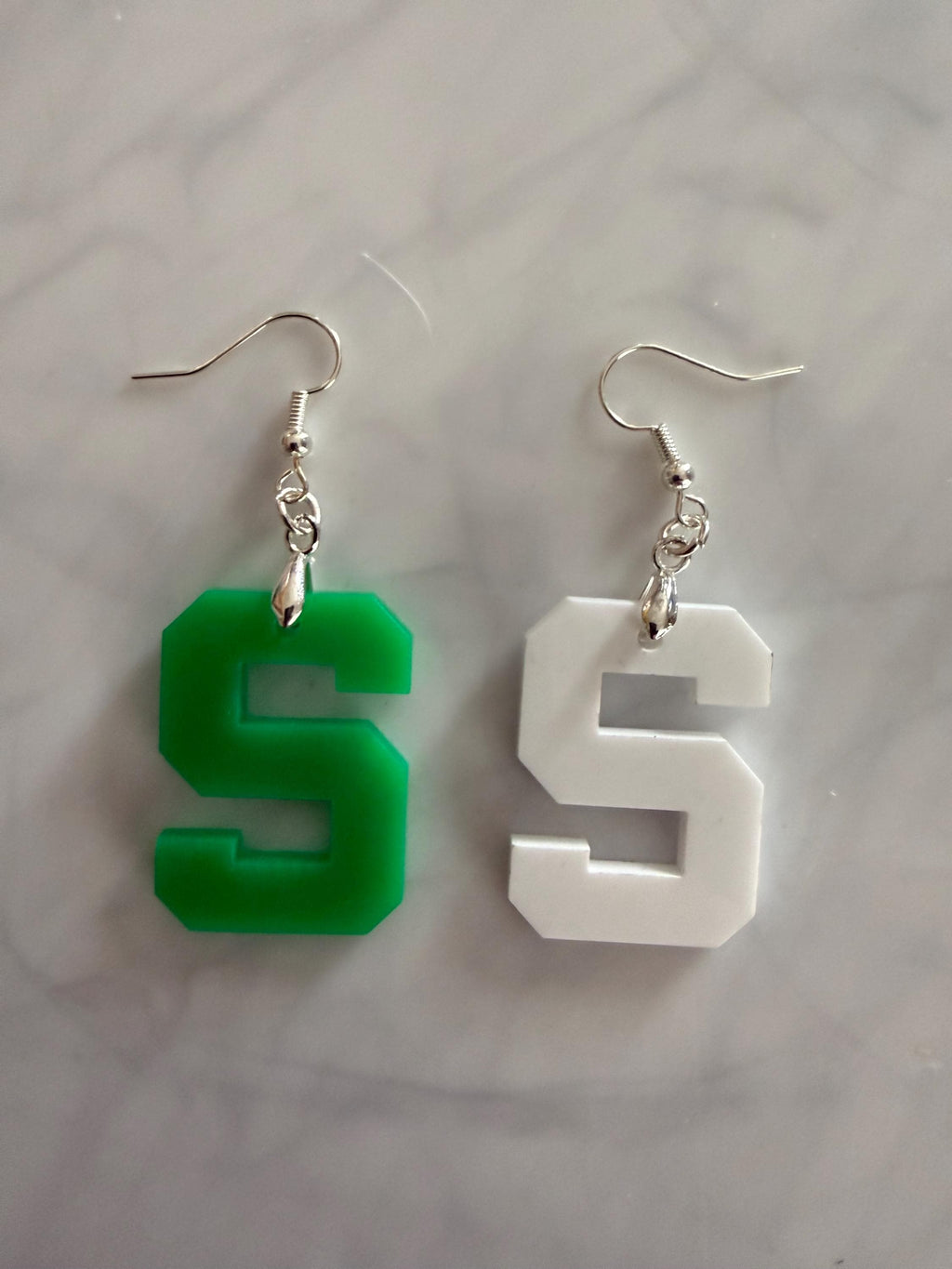 Michigan State University - MSU - State S Earrings