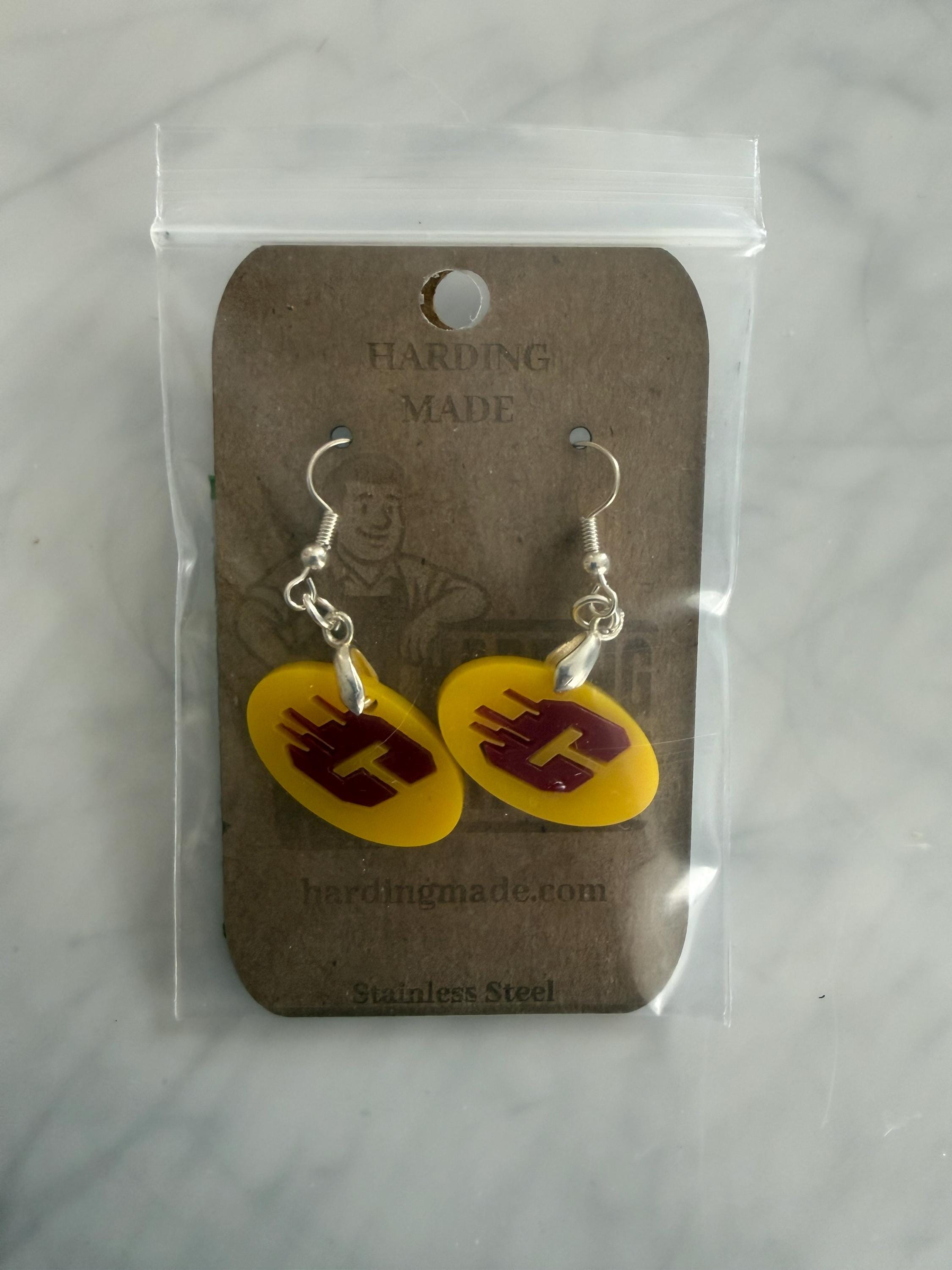 Central Michigan University - CMU Logo Earrings