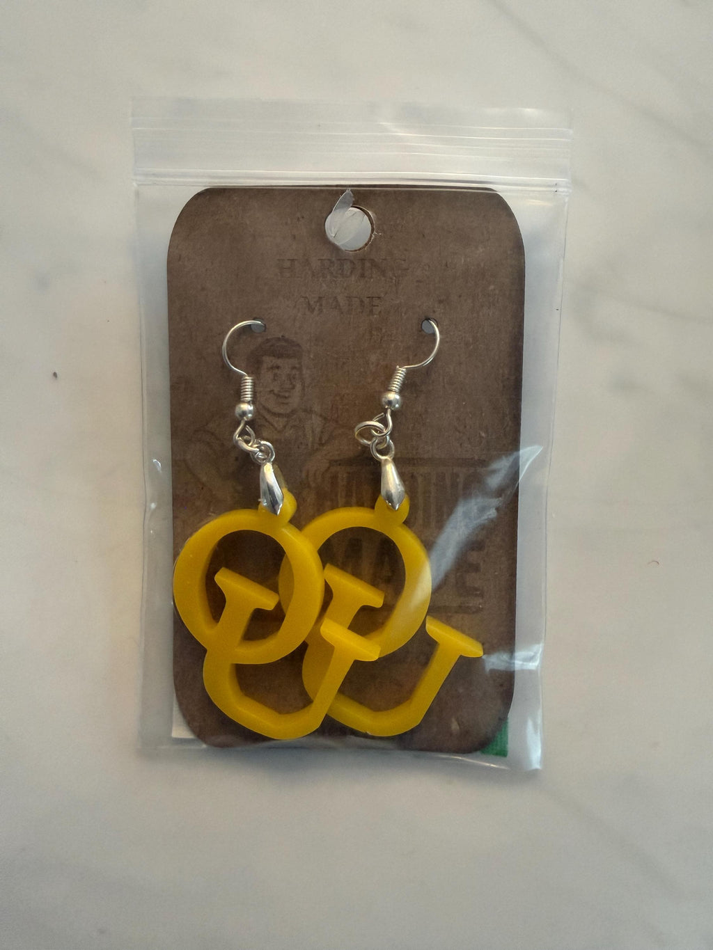 Oakland University OU Logo Earrings