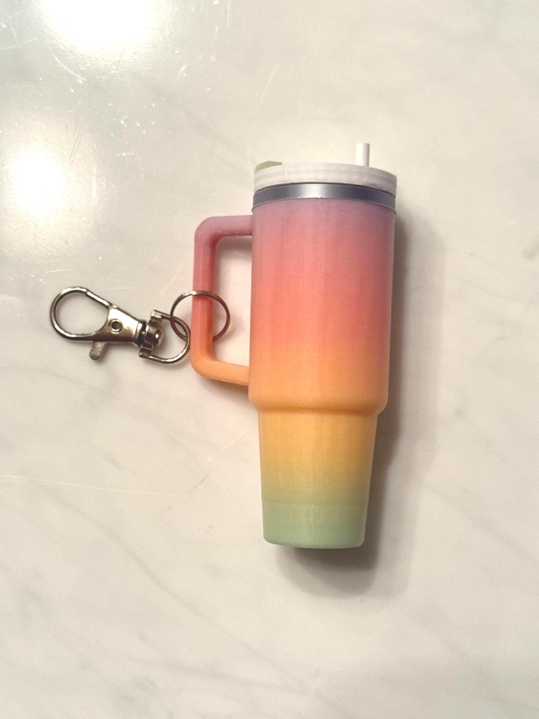 Mini Stanley Keychain Storage with Lip Balm