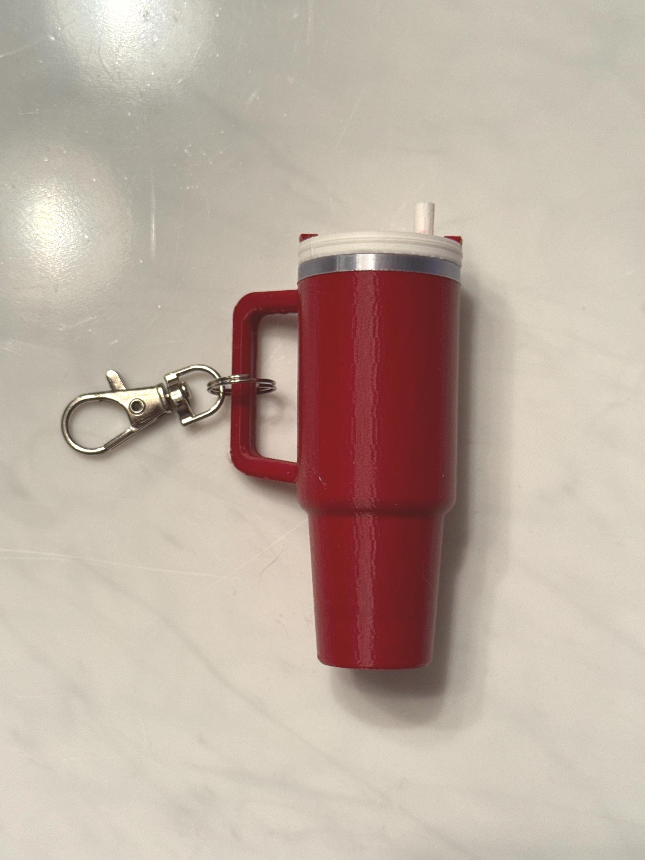 Mini Stanley Keychain Storage with Lip Balm
