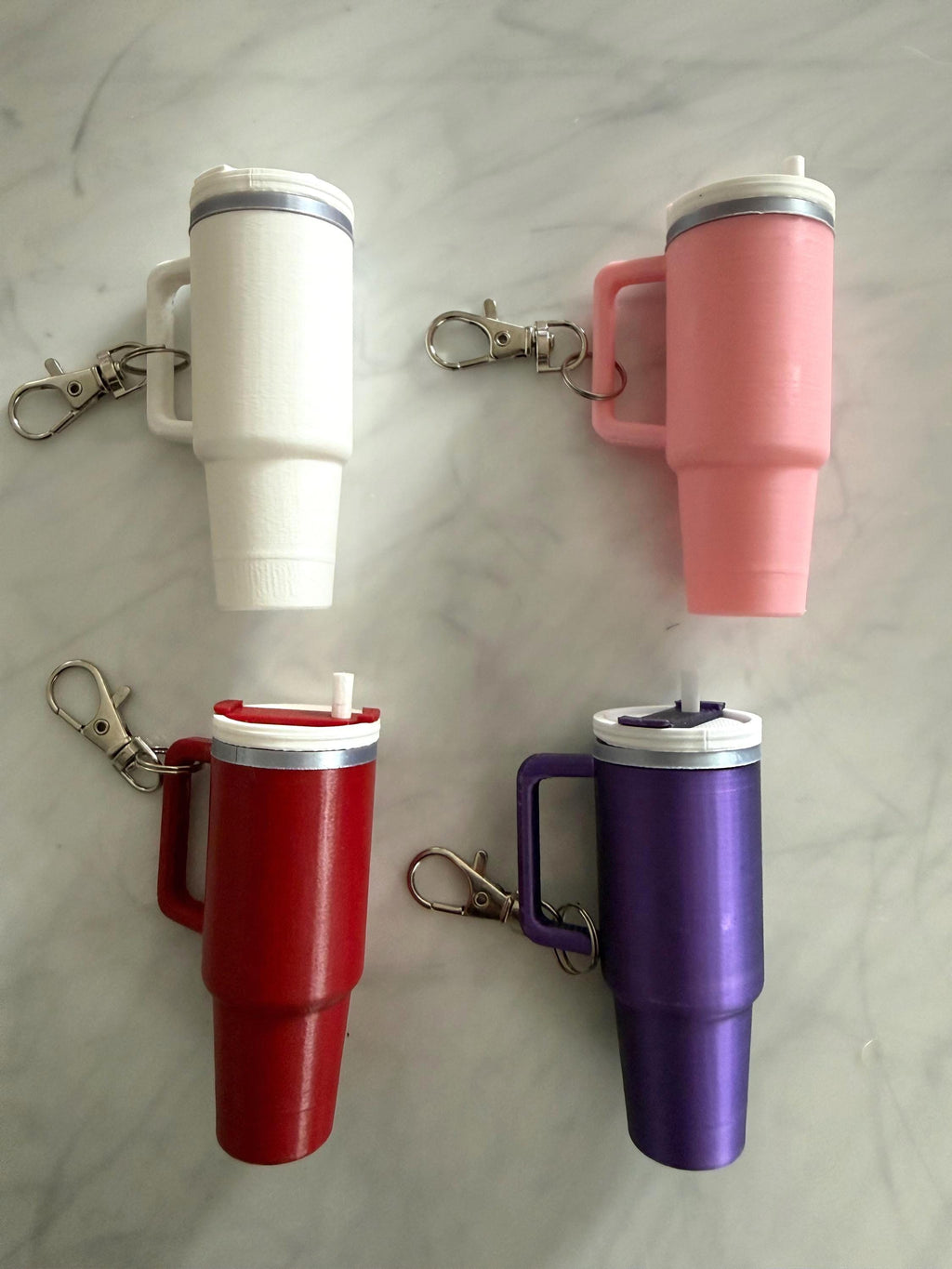 Mini Stanley Keychain Storage with Lip Balm