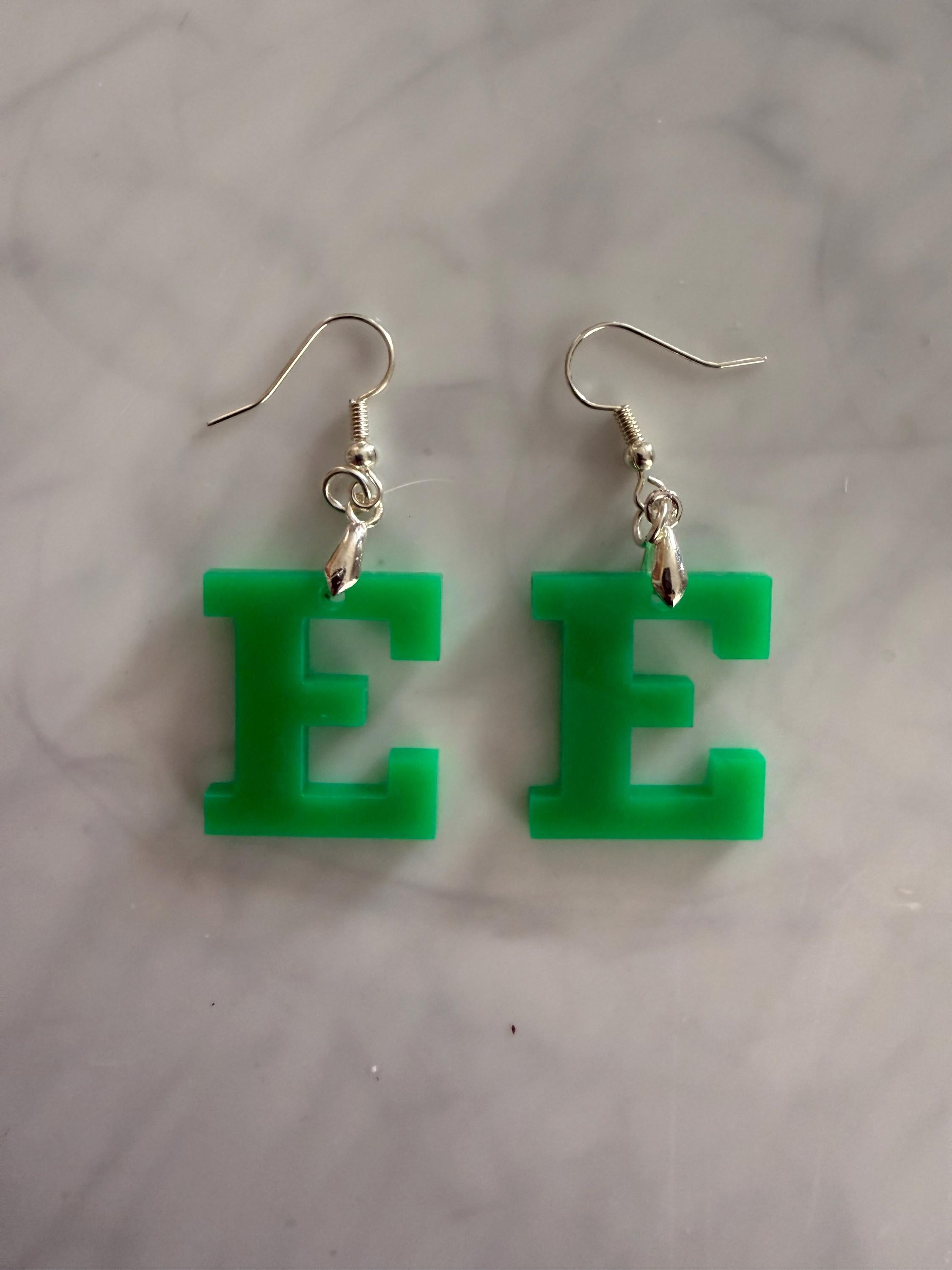 Eastern Michigan University - EMU Logo Earrings