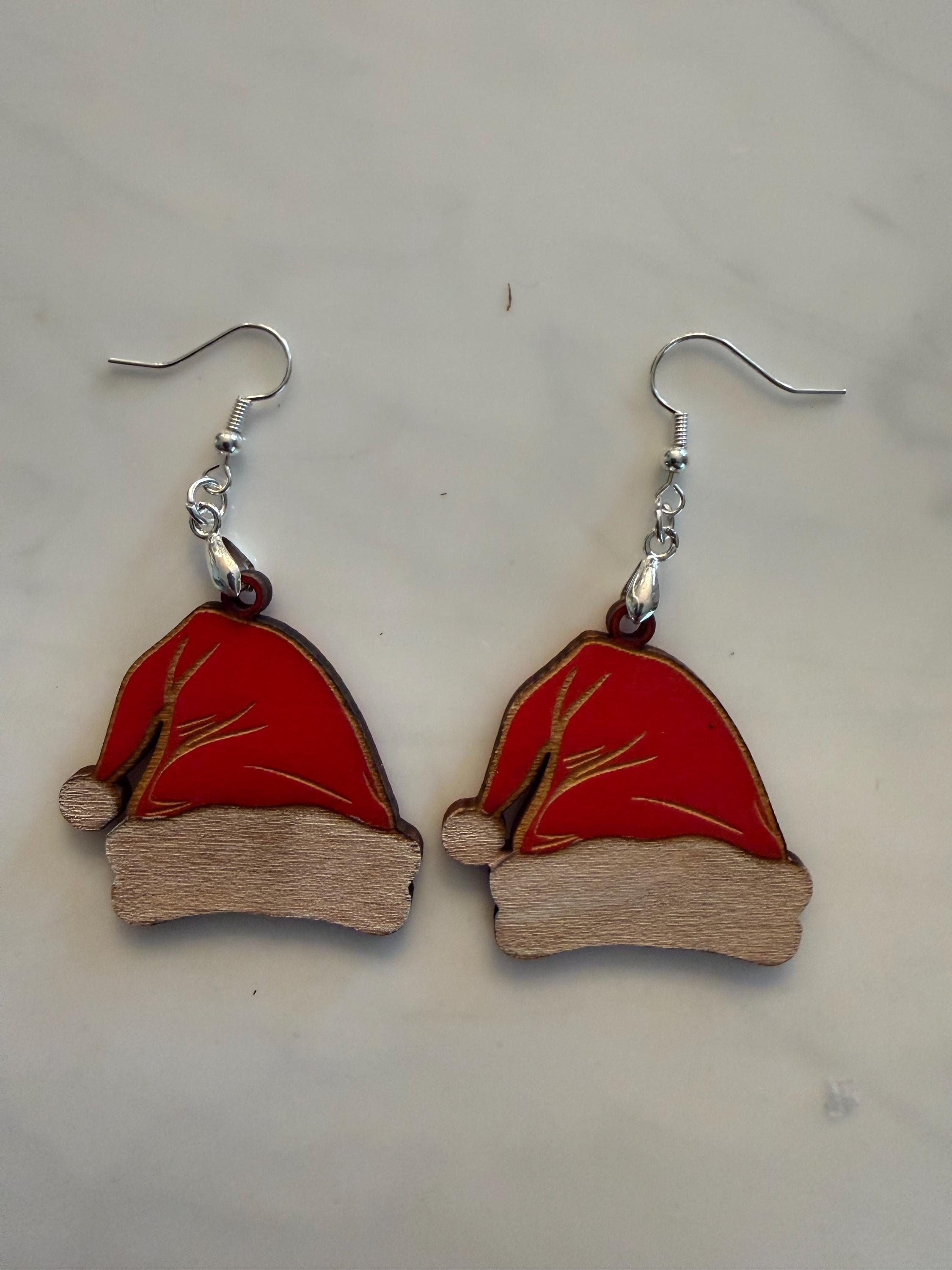 Santa Hat Earrings