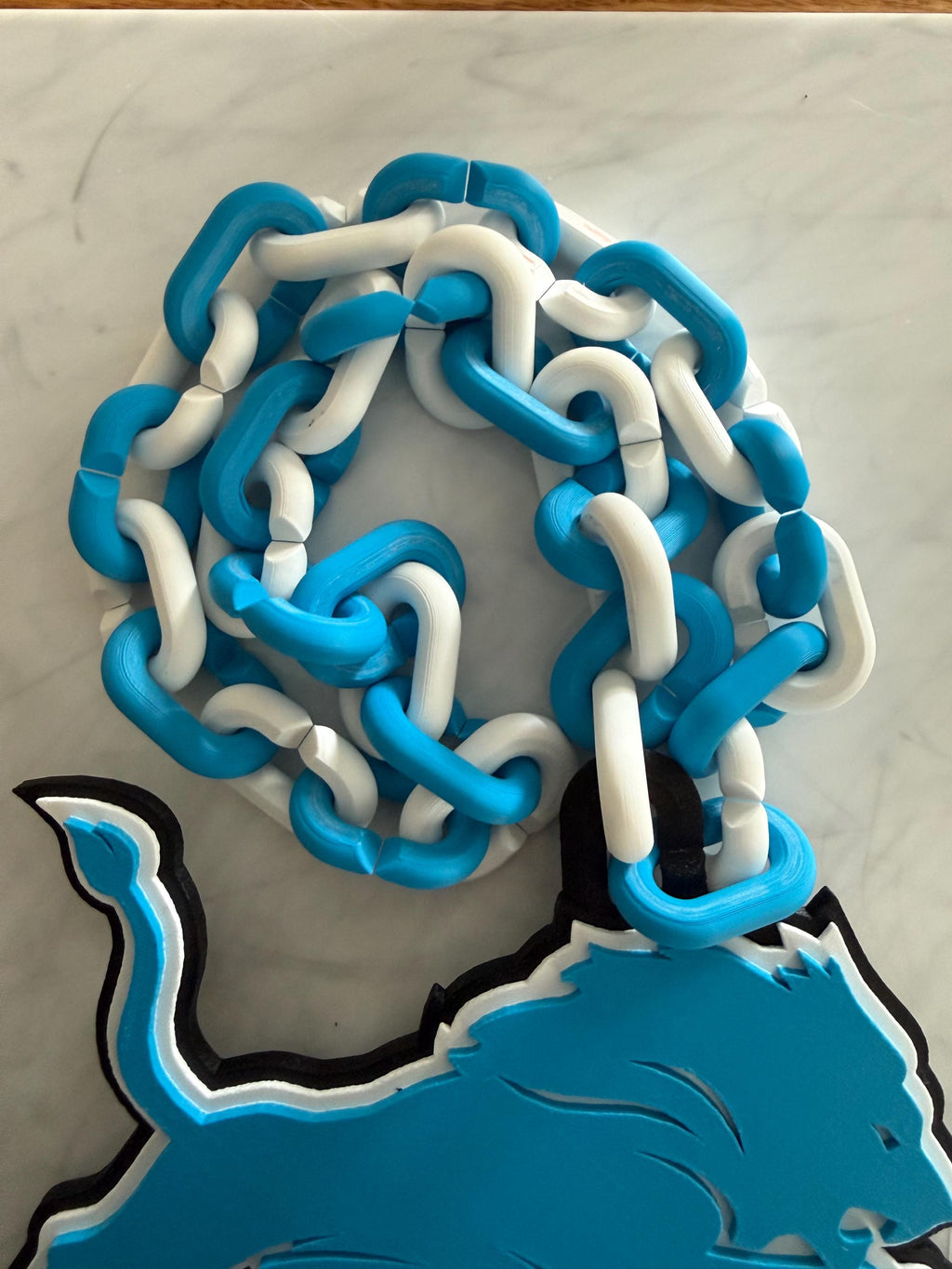 Detroit Lions 3D Printed Team Necklace