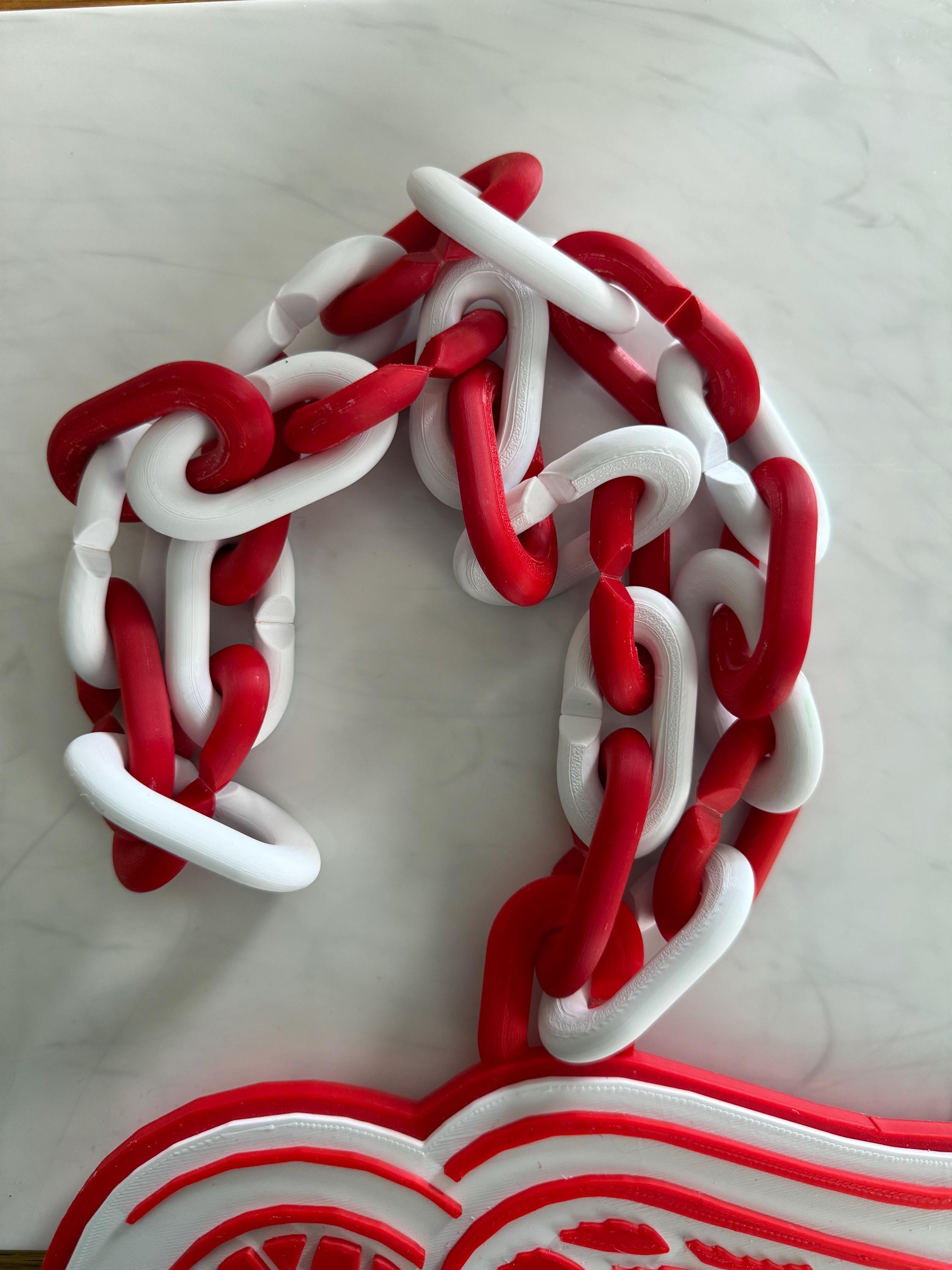 Detroit Red Wings 3D Printed Team Necklace